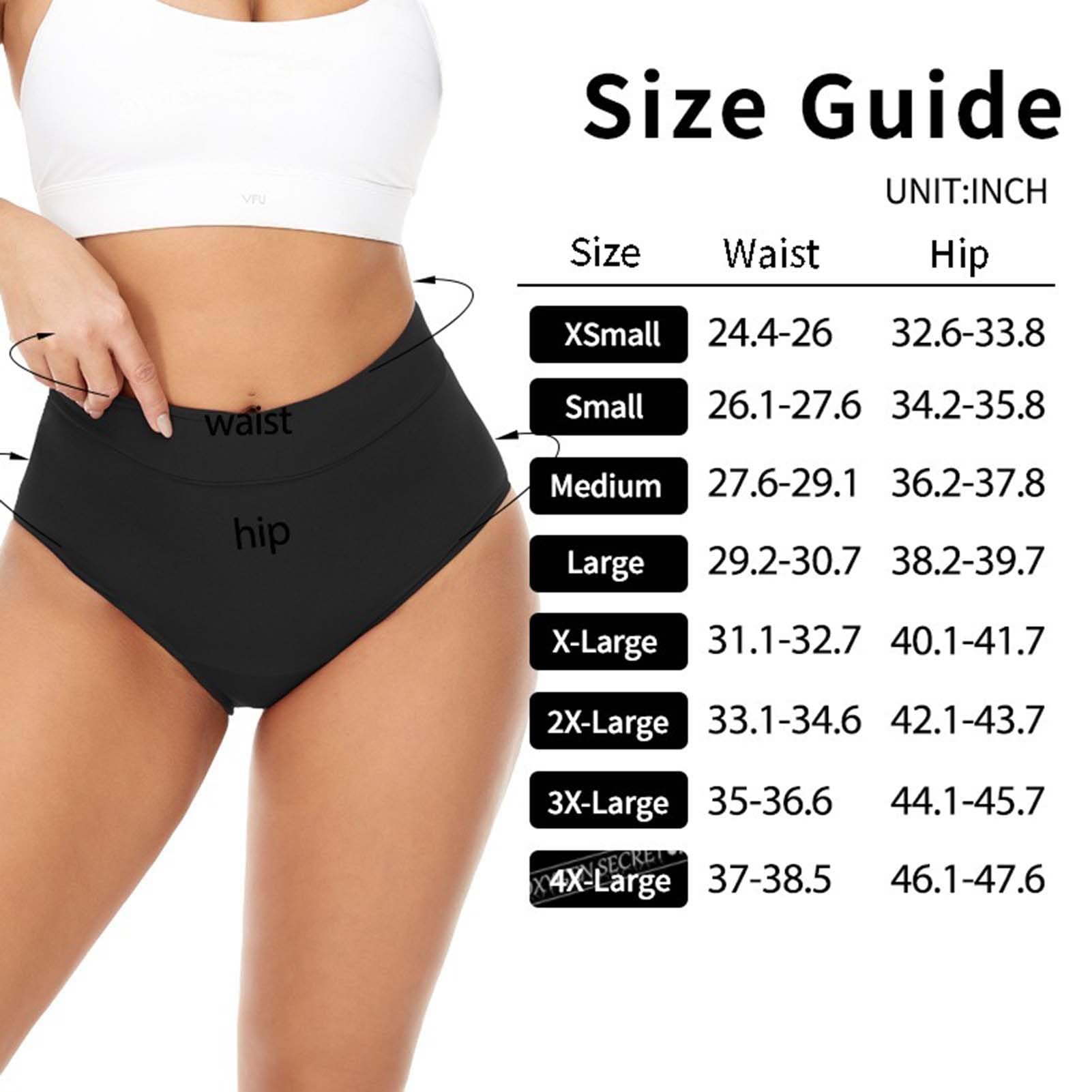 Bragas Menstruales Flujo Abundante,4 Capas de Prueba de Fugas Bragas Incontinencia,Bragas Postparto Mujer,Pack de 4