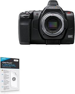 BoxWave Screen Protector Compatible With Blackmagic Pocket Cinema Camera 6K G2 - ClearTouch Crystal (2-Pack), HD Film Skin - Shields From Scratches