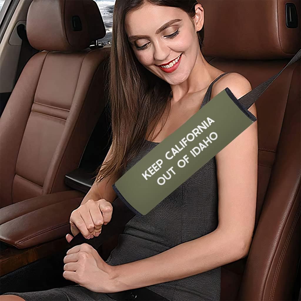 California Car Seat Belt Pads - Quote Seat Belt Cover - Cool Seat Belt Cover