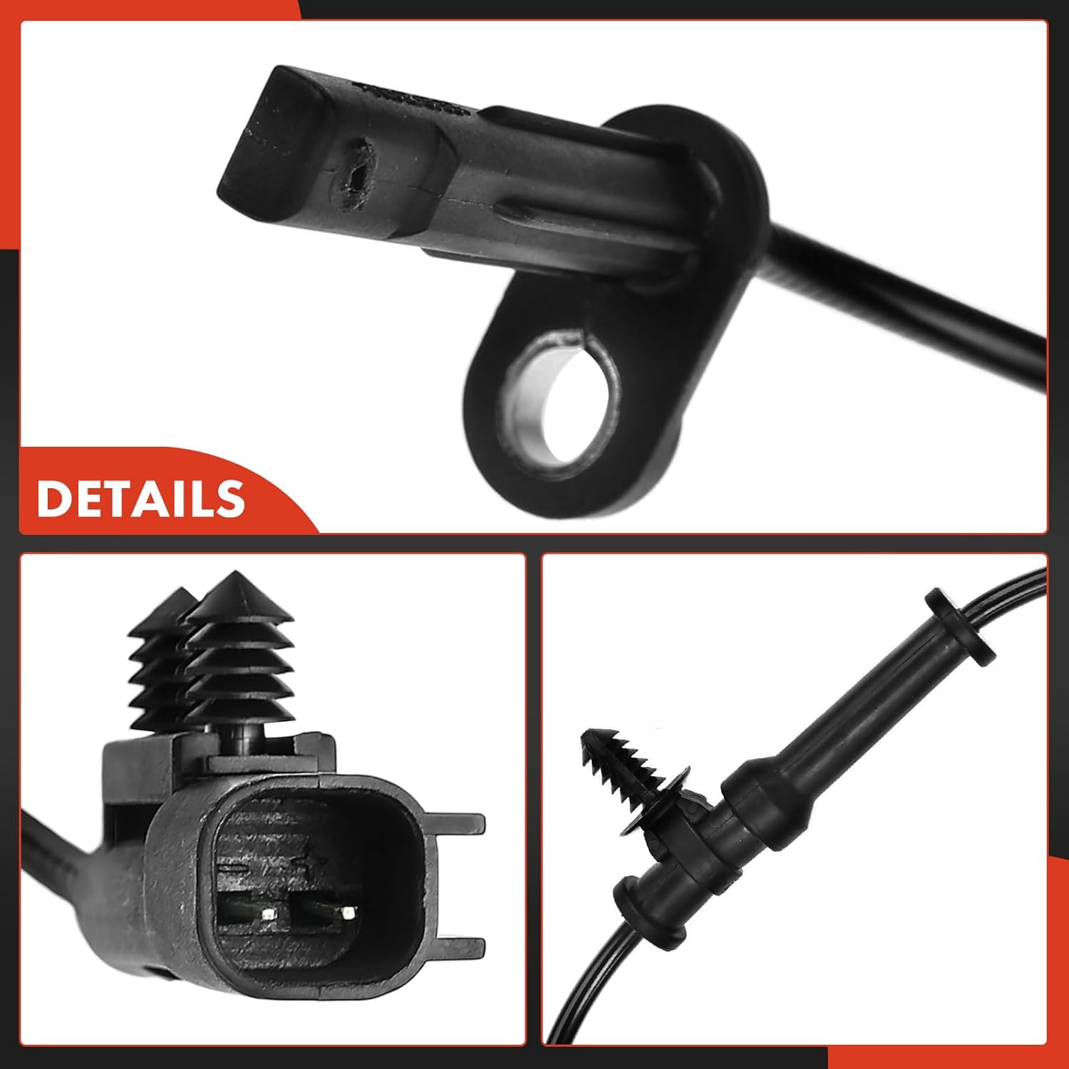 A-Premium Set of 2 Front ABS Wheel Speed Sensor for Dodge Durango 2016-2020 & Jeep Grand Cherokee 2017-2020 [with Adaptive Cruise Control] Front Driver & Passenger Side