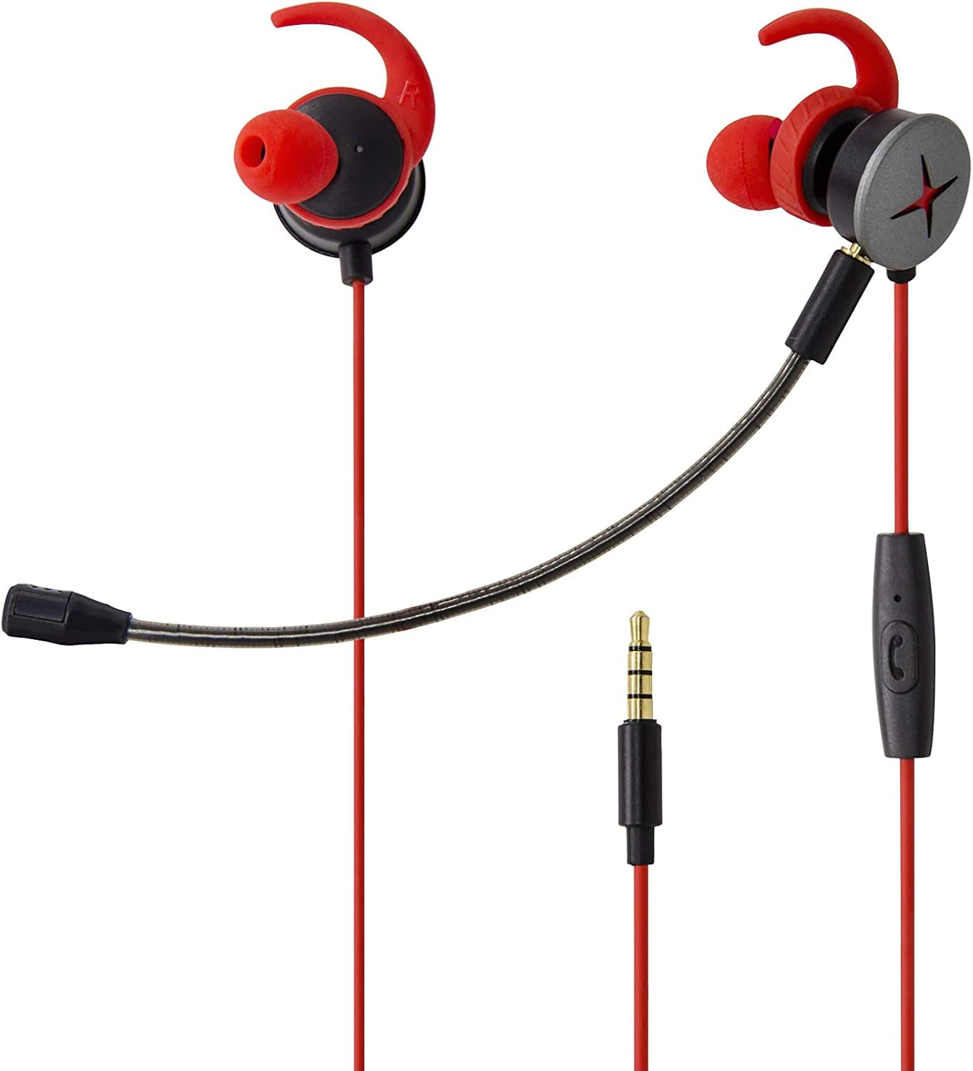 Gaming Earbuds with Detachable Mic Wired Gaming Headphones