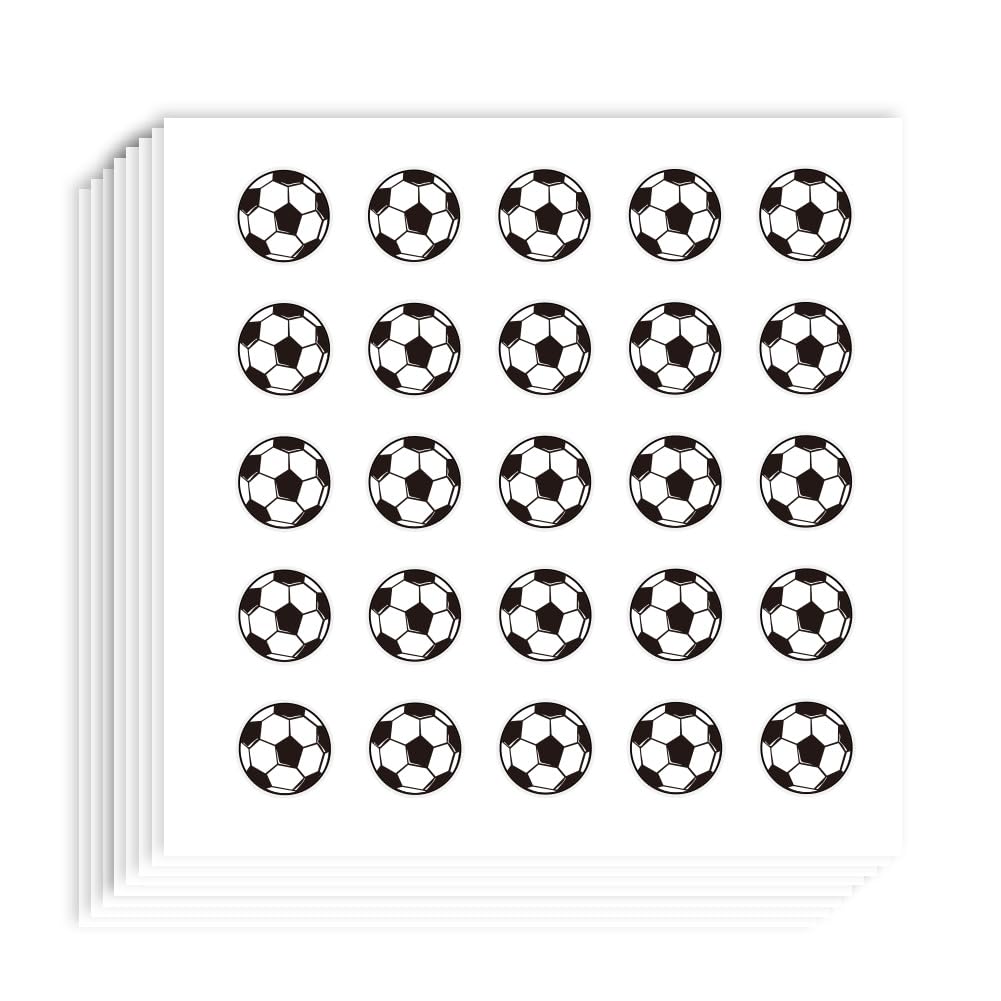 AHANDMAKER 500 Pcs Self-Adhesive Football Stickers, 0.5 Inch Football Scrapbook Paper, Football Stickers Football Decals for Planner Calendar Scrapbook Crafting Party Decor Gift Bag Seal for Party