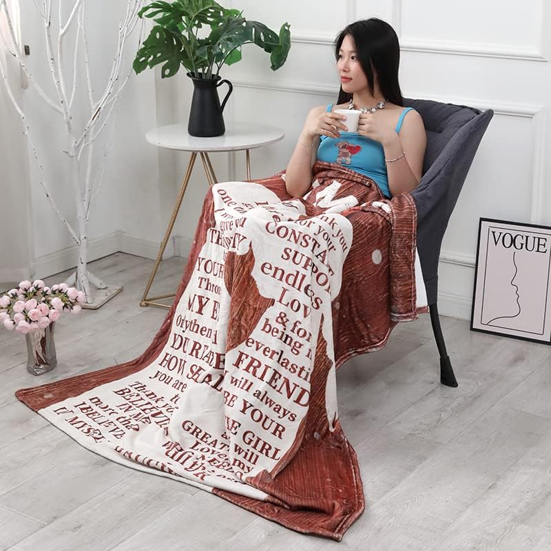 Miniatura 2 de Regalos para el Día del Padre, regalo para papá de hija, manta para cumpleaños, manta de franela suave y acogedora para hombres, él y marido, 60 x