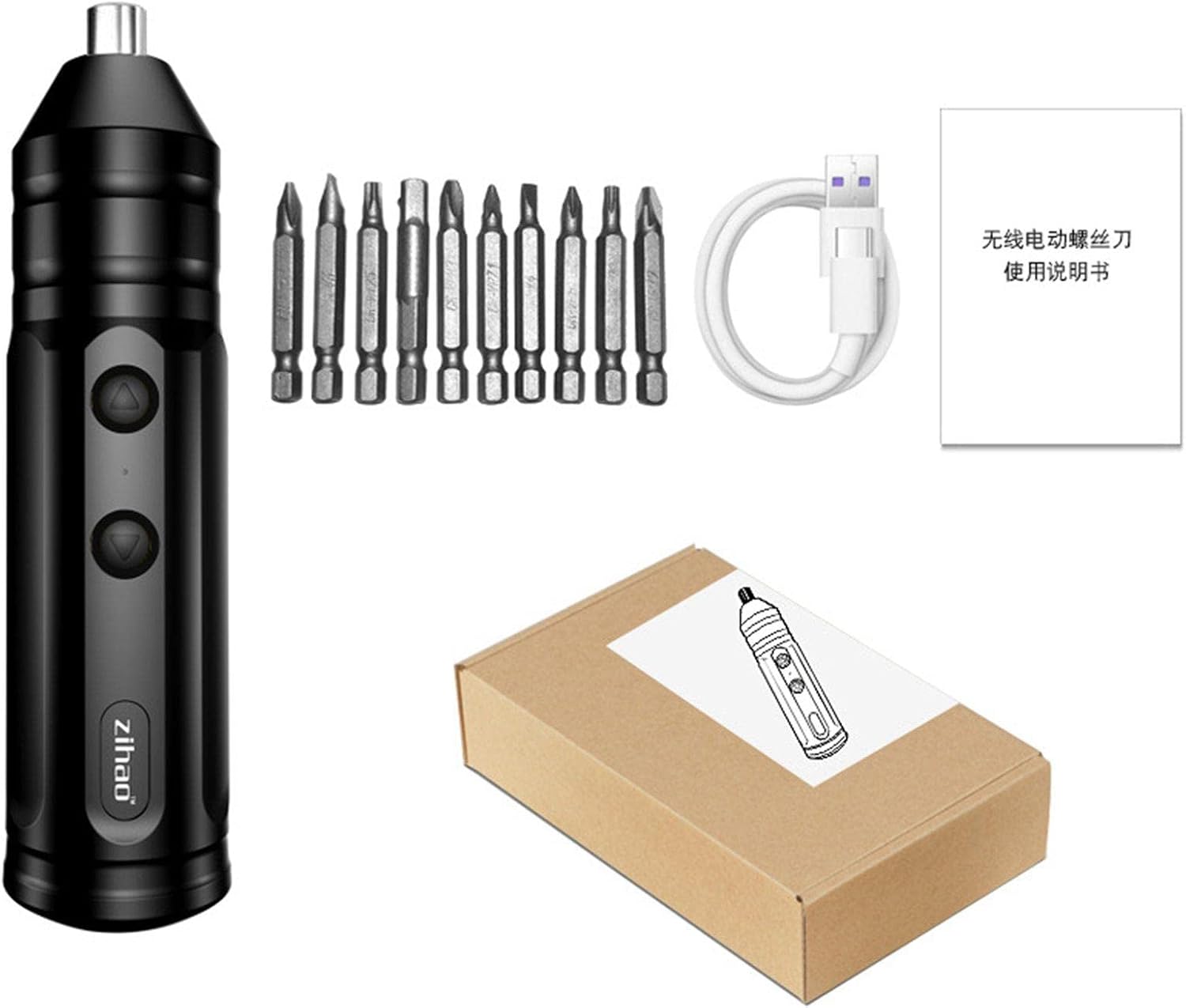 Portable Mini Electric Screwdriver Cordless Lithium Battery Power Precision Repair Tool Set with USB Rechargeable - for Small Home Appliances, Travel, and - 45pcs