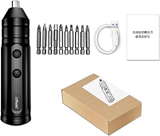 Mini Electric Screwdriver Set Rechargeable Lithium Battery USB Accessories Portable Low Noise Screw Driver for Home Improvement Work Outdoor Travel - 10pcs