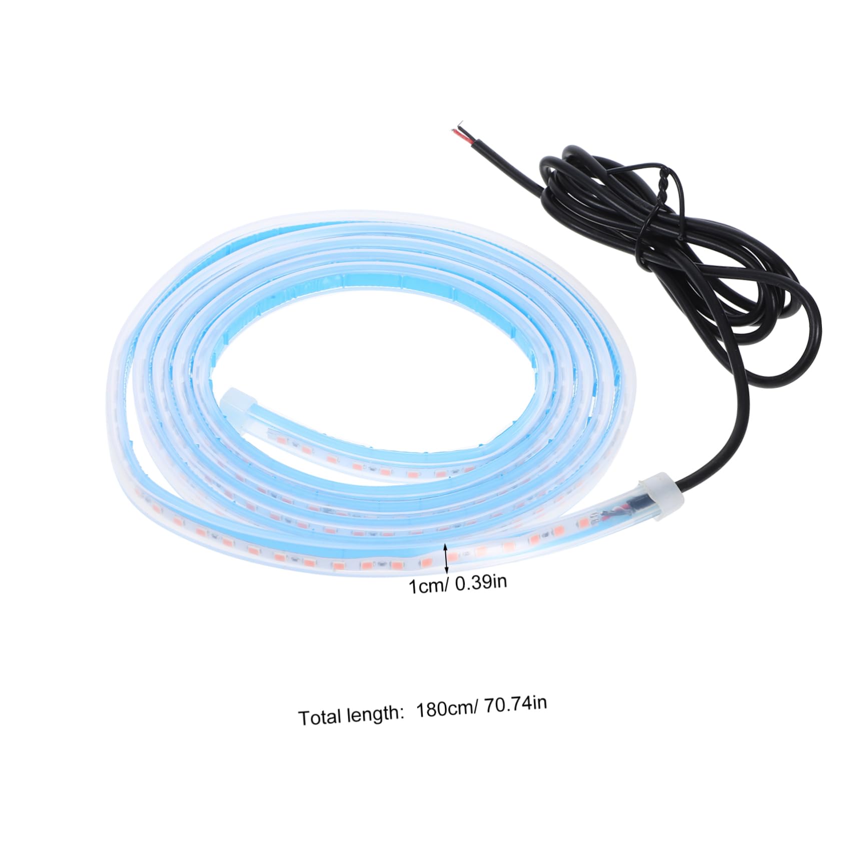 STOBAZA Light Strip Colorful Interior LED Lights for Car Trucks Indicator Ambient Hood View Car LED Blue Car Interior Lights Strips Exterior Car Lights LED Strip White