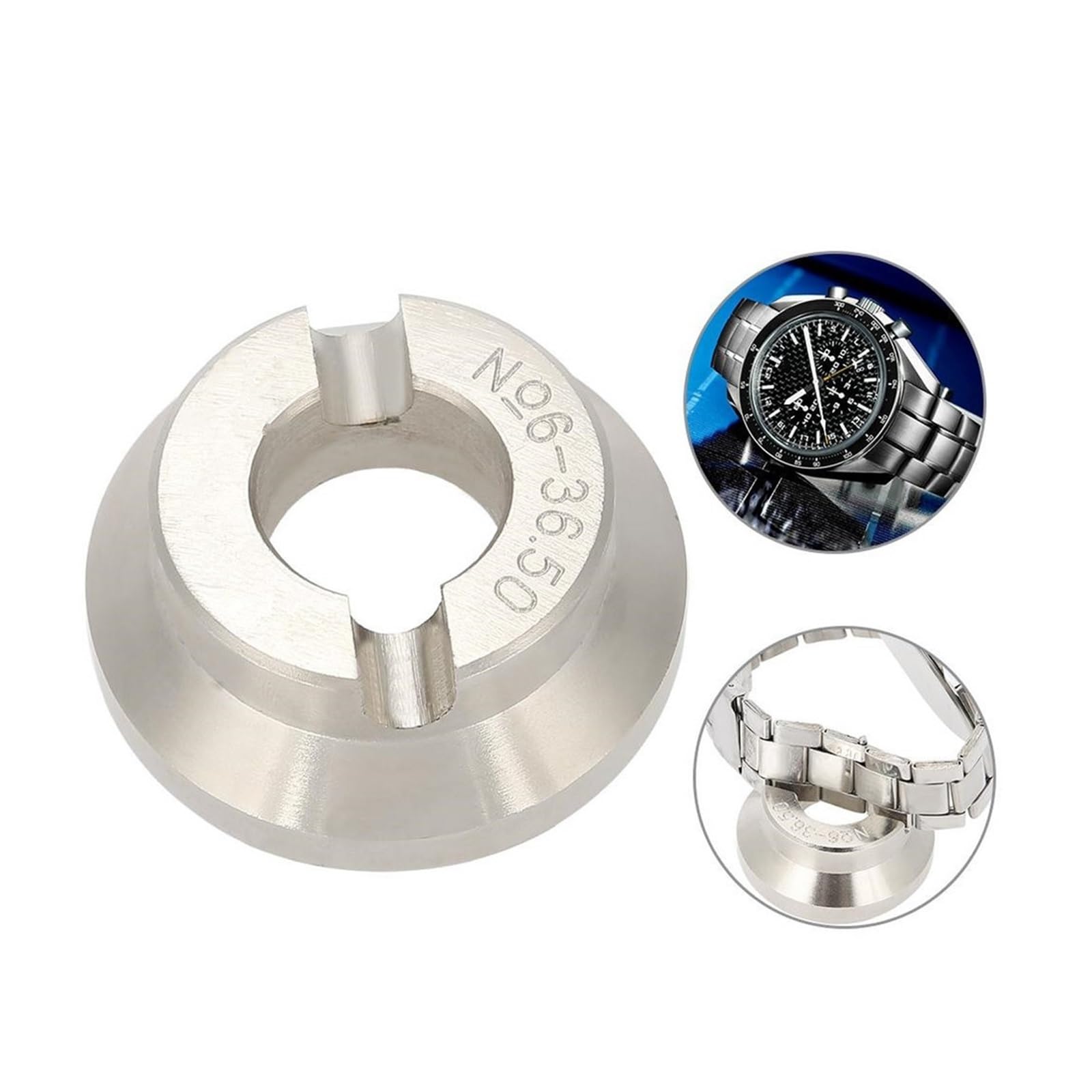 29,5 mm - 36,5 mm Stahl Uhrenrückseite Gehäuseöffner Form Batterie Ersatz Werkzeuge Uhren Reparatur Werkzeug Zubehör Fit für Rolex Fit für Tudor