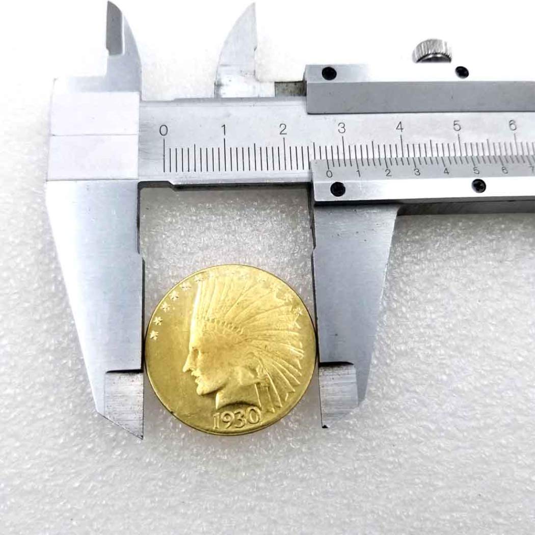 LKTingBax – Pièce Commémorative Morgan Dollar 1910 – Aigle Liberty – Réplique Artisanale En Laiton Doré – Cadeau Pour Collectionneur