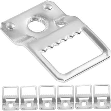 50pcs Connecting Photo Frame Hooks, Picture Hangers, Picture Hanging Hooks, Frame Hanging Tool Kit, Picture Hangers, Picture Hangers, Aluminum Alloy, Silver -