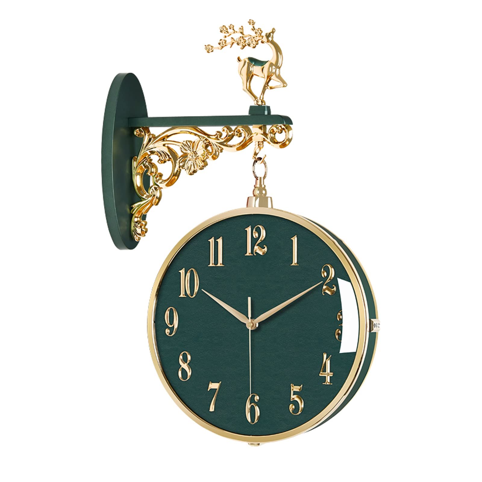 Amazon.com: EHVYBDX Wall Clock Modern Wall Clock Double Sided