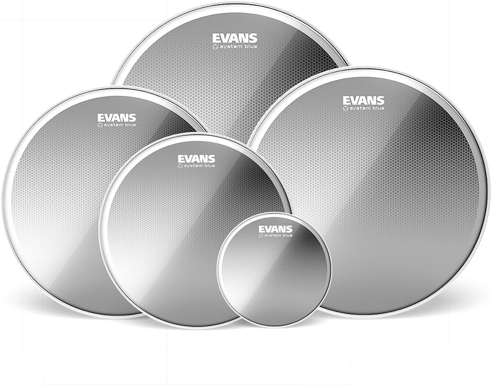 EVANS System Blue Tenor Pack (6 inch, 10 inch, 12 inch, 13 inch, 14 inch)