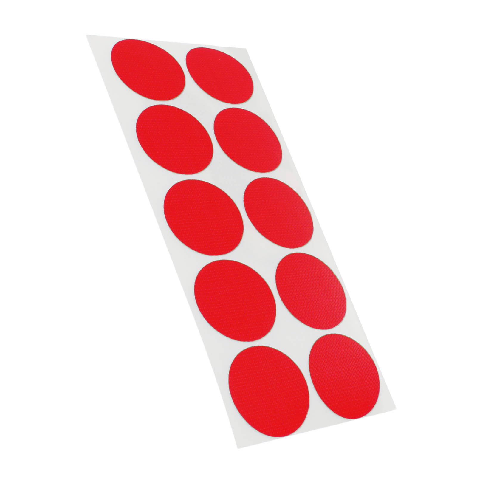 KLEBESHOP24 Klebepunkte farbig | PE-beschichtete Markierungspunkte | Farbe, Menge & Durchmesser wählbar | Bunte Klebepunkte (Rot, Ø 50 mm, 100 Stück)