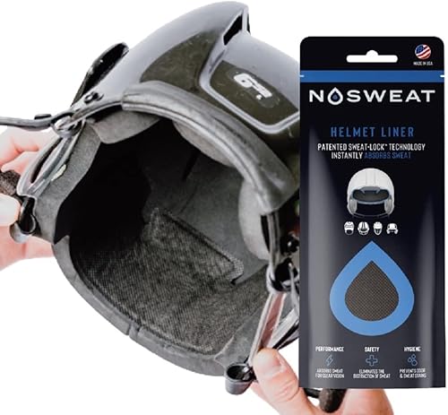 Miniatura 5 de Hockey Helmet Sweat Liners and Sweatband by NoSweat Patented Sweatlock Technology 3  6  12  25  50 Pack