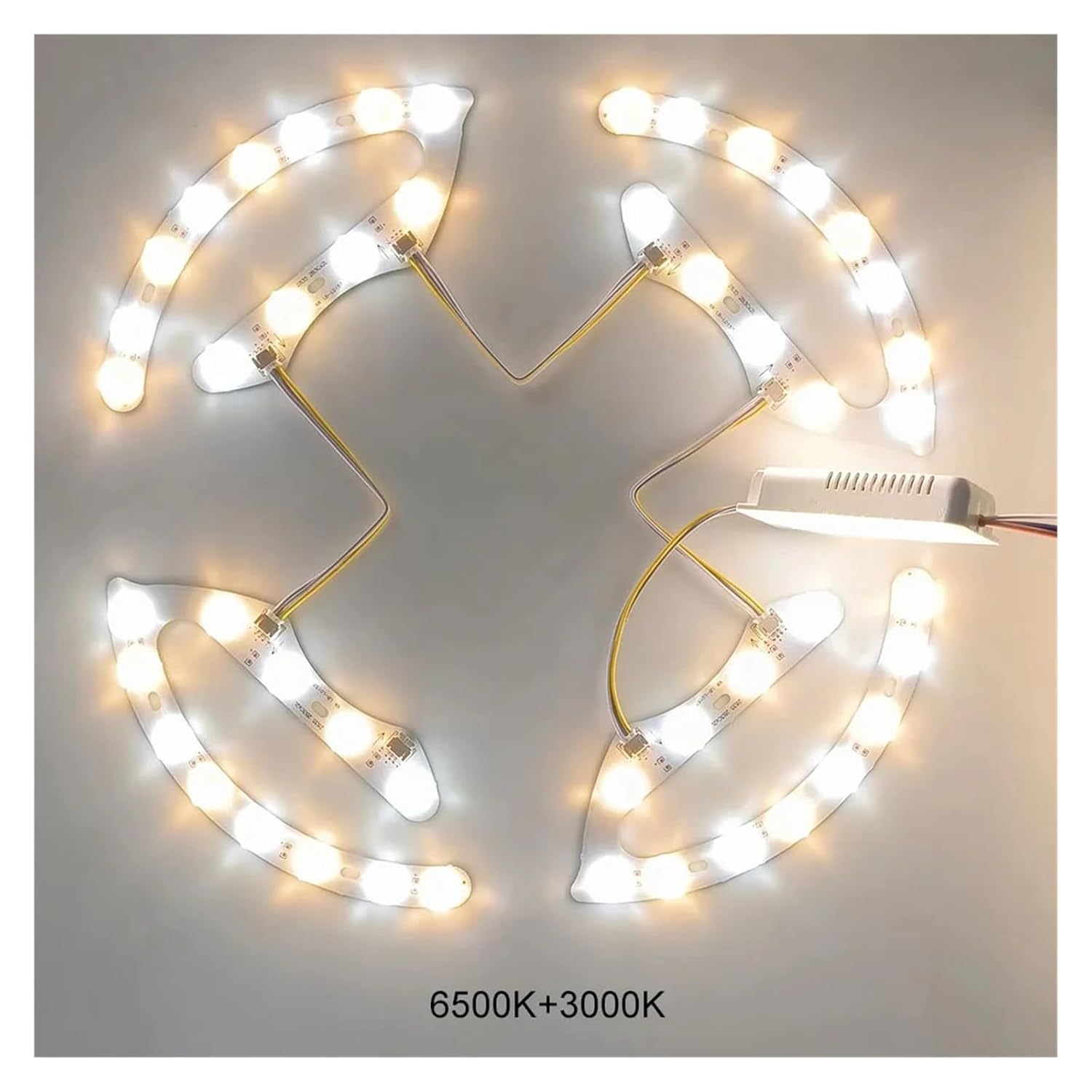 1PCS Lighting Transformer Three Color LED lamp 220V AC(3pcs 9Wx2 Kit)