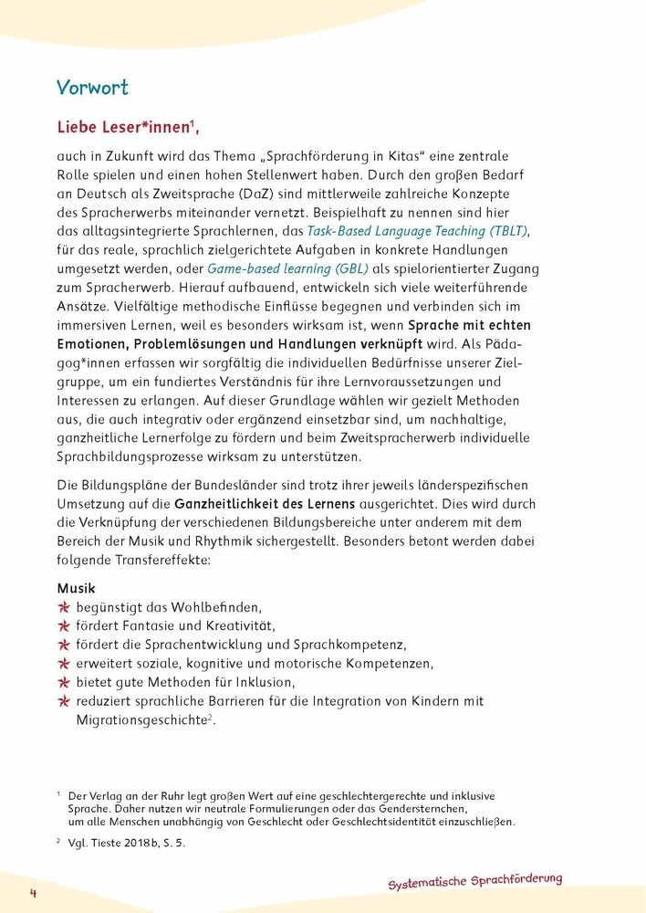 Systematische Sprachförderung für Kinder ​mit Deutsch als Zweitsprache (DaZ): Fertige Einheiten für Kita und Vorschule - vollständig überarbeitete und aktualisierte Neuauflage