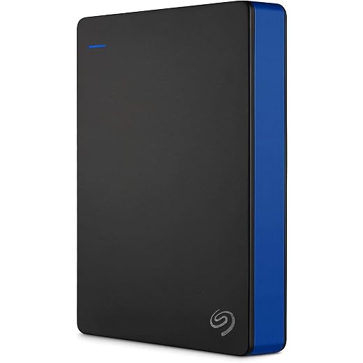 Seagate STGD4000400 4TB HDD for PlayStation Systems, Black/Blue