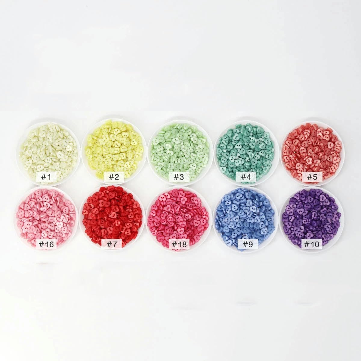 Lot De 50 Boutons Ronds Verts 6mm En Résine - Pour Couture, Scrapbooking Et Créations DIY