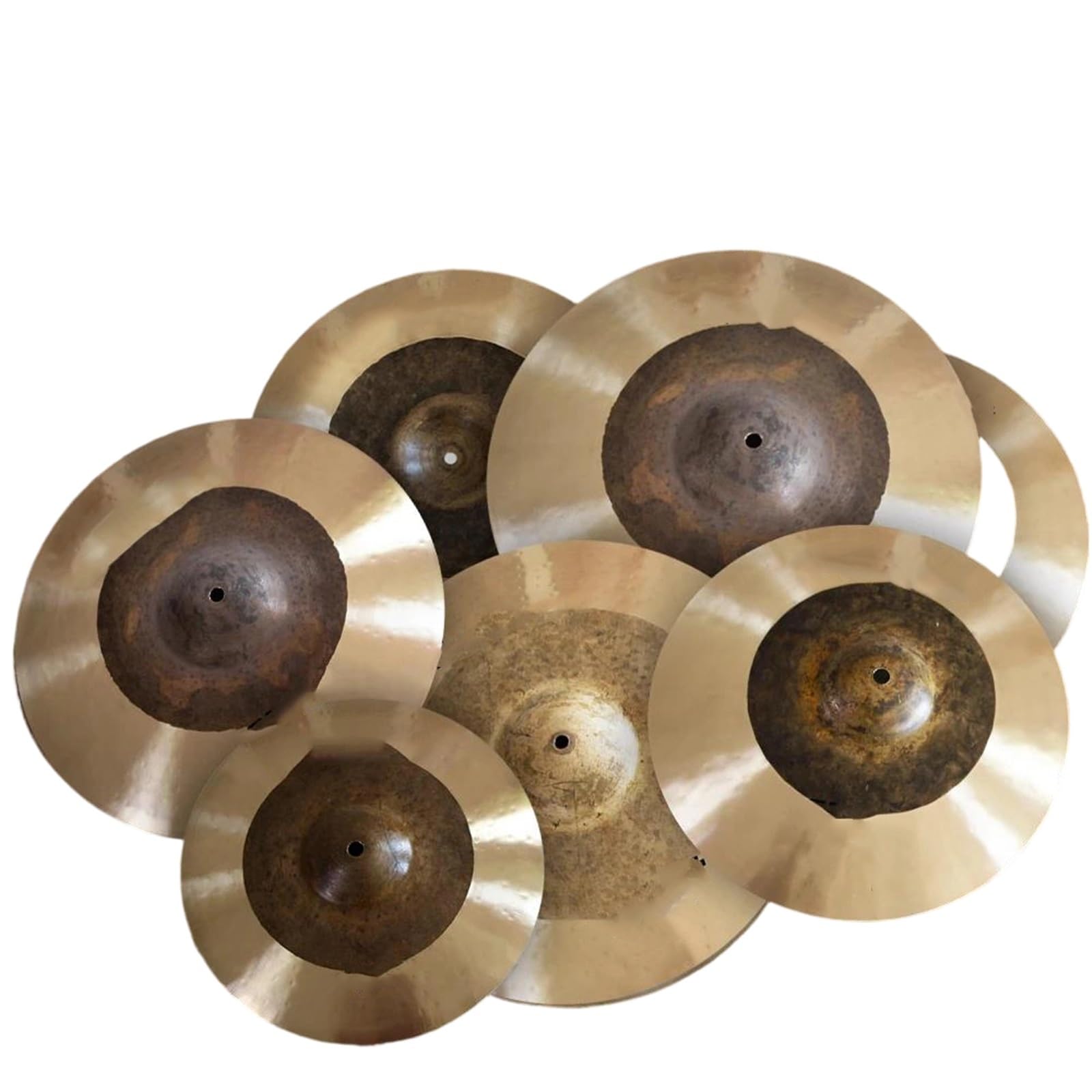 Trwałe Talerze Zestaw Talerzy 12 Splash 14 Hi Hat 16 Crash 18 Crash 17 China 20 Medium Ride Cymbal