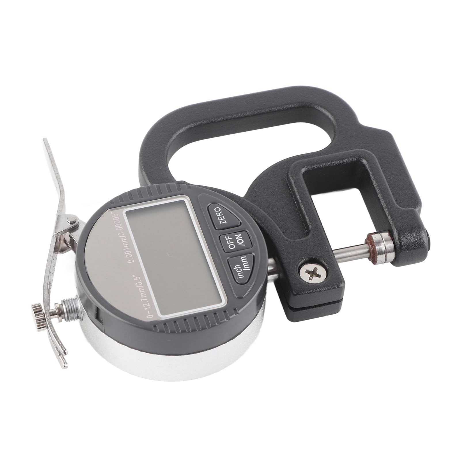 Generic Medidor de Espesor Digital Herramienta de Medición Precisa para Tela de Papel de Cuero Rango de 0,001 Mm 0-12,7 Mm 1 Pieza