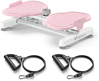 MERACH Waist Twister Board, Ab Twister Board for Women With 2 Resistance Ropes for Slim Waist and Core Ab Exercise, Max 13…