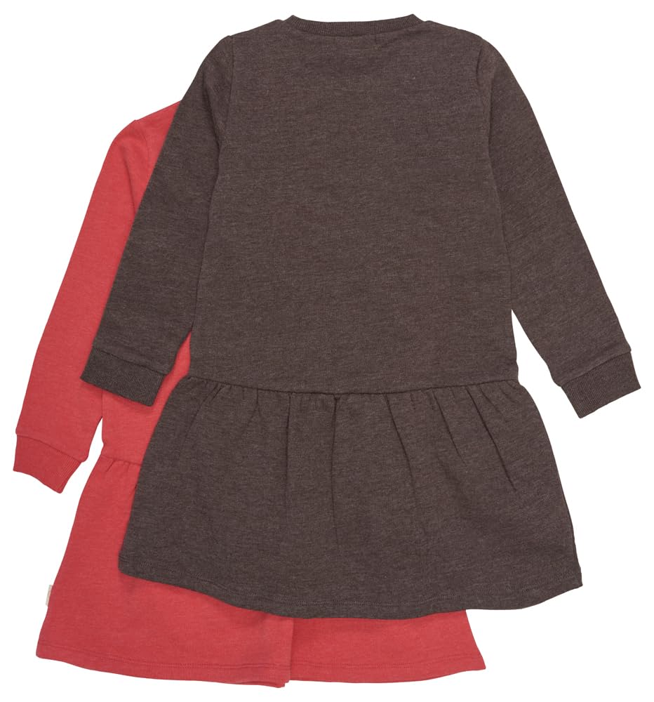 MINYMO Koszulka typu tunika Dziewczynki Sukienka dress Ls (2 sztuki)