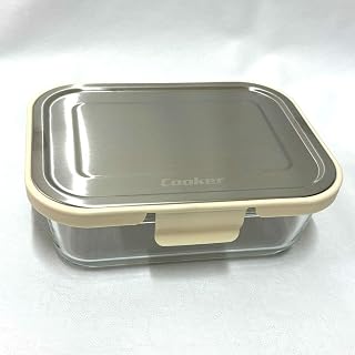 Cooker CKR3488 Cam Saklama Kabı 1000 ml Krem