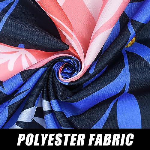 Riepoiia Flamingo Shower Curtain Abstract Pink Blue Leaf Shower Curtains Funny Bath Curtain Set Waterproof Polyester Fabric With 12 Hooks thumb #4