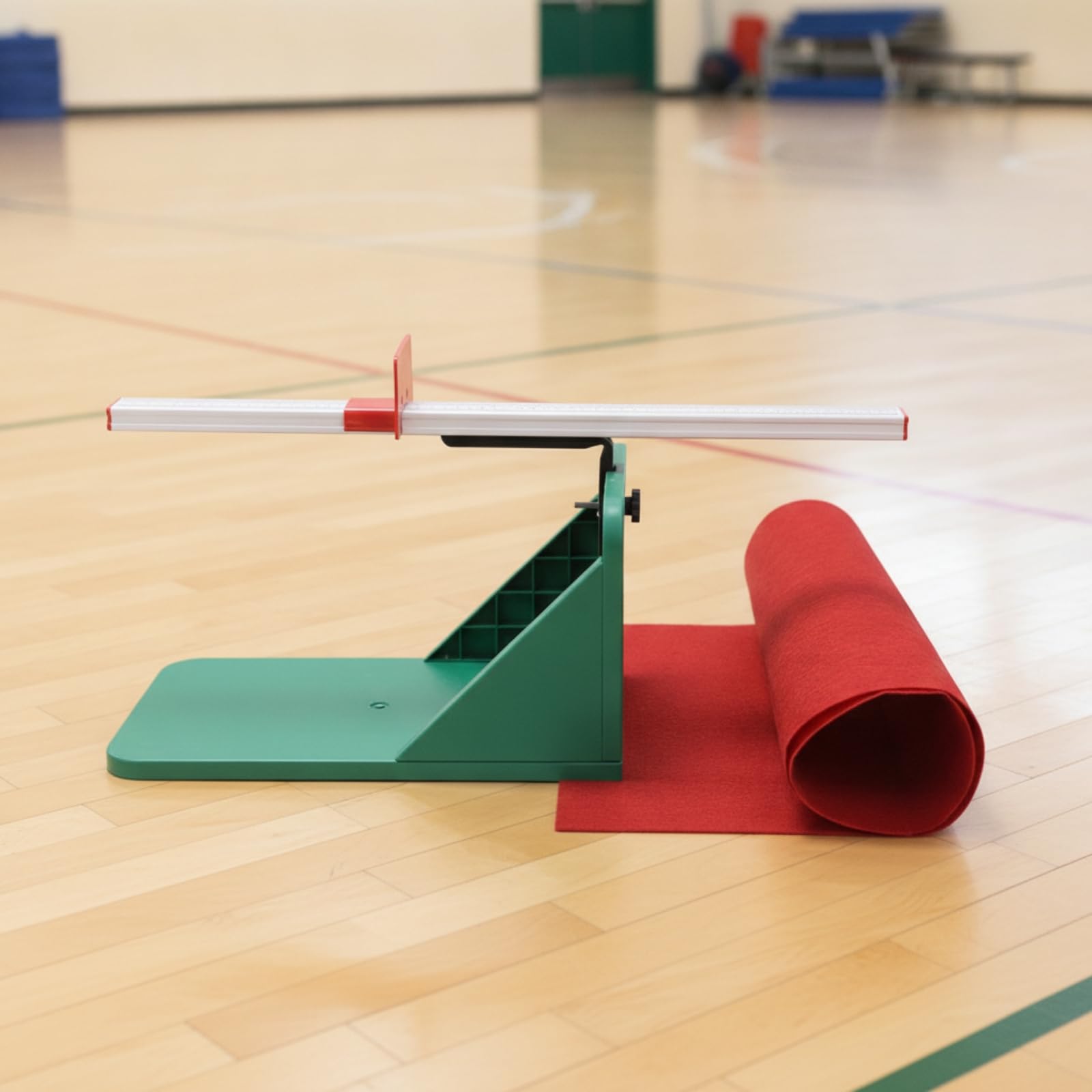 Qianly Misuratore di Flessibilità Seduto | Regolabile, Tester di Flessione in Anteriore Seduti, Graduato, Attrezzatura Sportiva, per Palestra, Studenti, Atleti