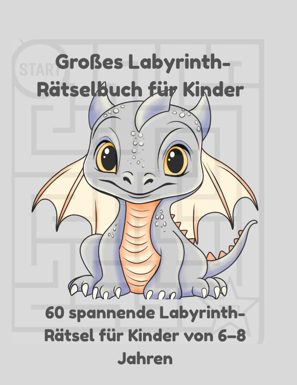 Mein großes Fantasie-Labyrinth-Rätselbuch für Kinder: 60 spannende Labyrinth-Rätsel für Kinder von 6–8 Jahren – fördert Konzentration, Geduld & logisches Denken