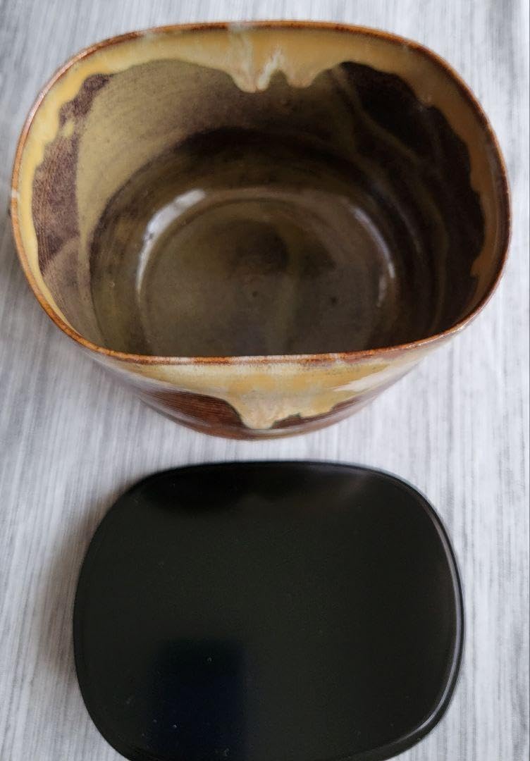 裏千家 高取焼 鬼丸碧山作 水指 N604 水指 『高取焼』『碧