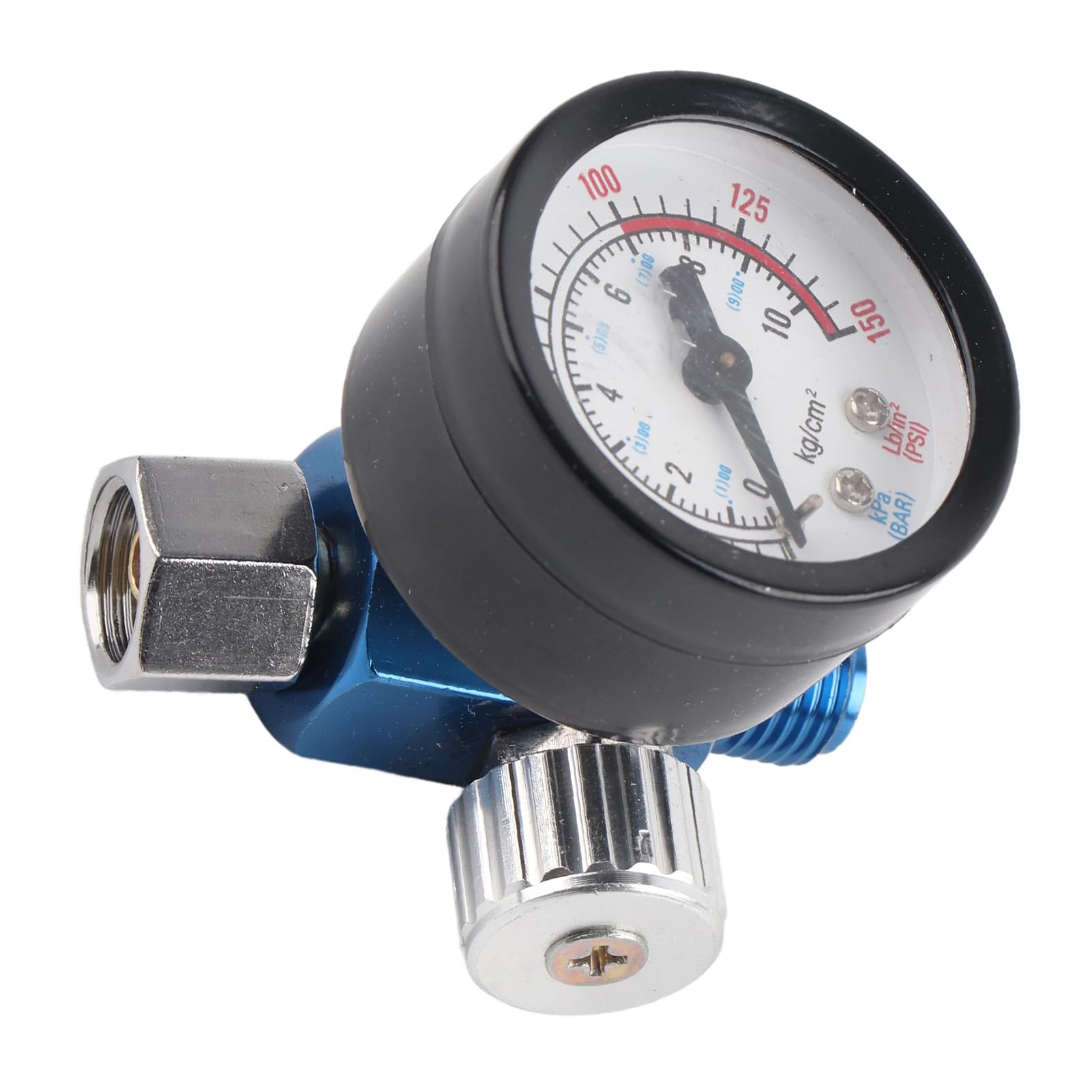 Régulateur De Pression D'Air Avec Manomètre 1/4" Pour Pistolet à Peinture