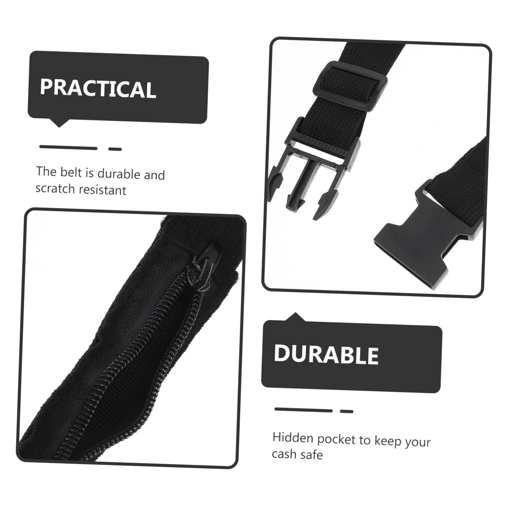 Alipis 5stücke Unsichtbare Sicherheitsbauchtasche Für Sport Outdoor Atmungsaktive Gürteltasche Für Herren Und Damen Für Reisen Joggen Wandern Mit Verstecktem Fach Für Geld Und