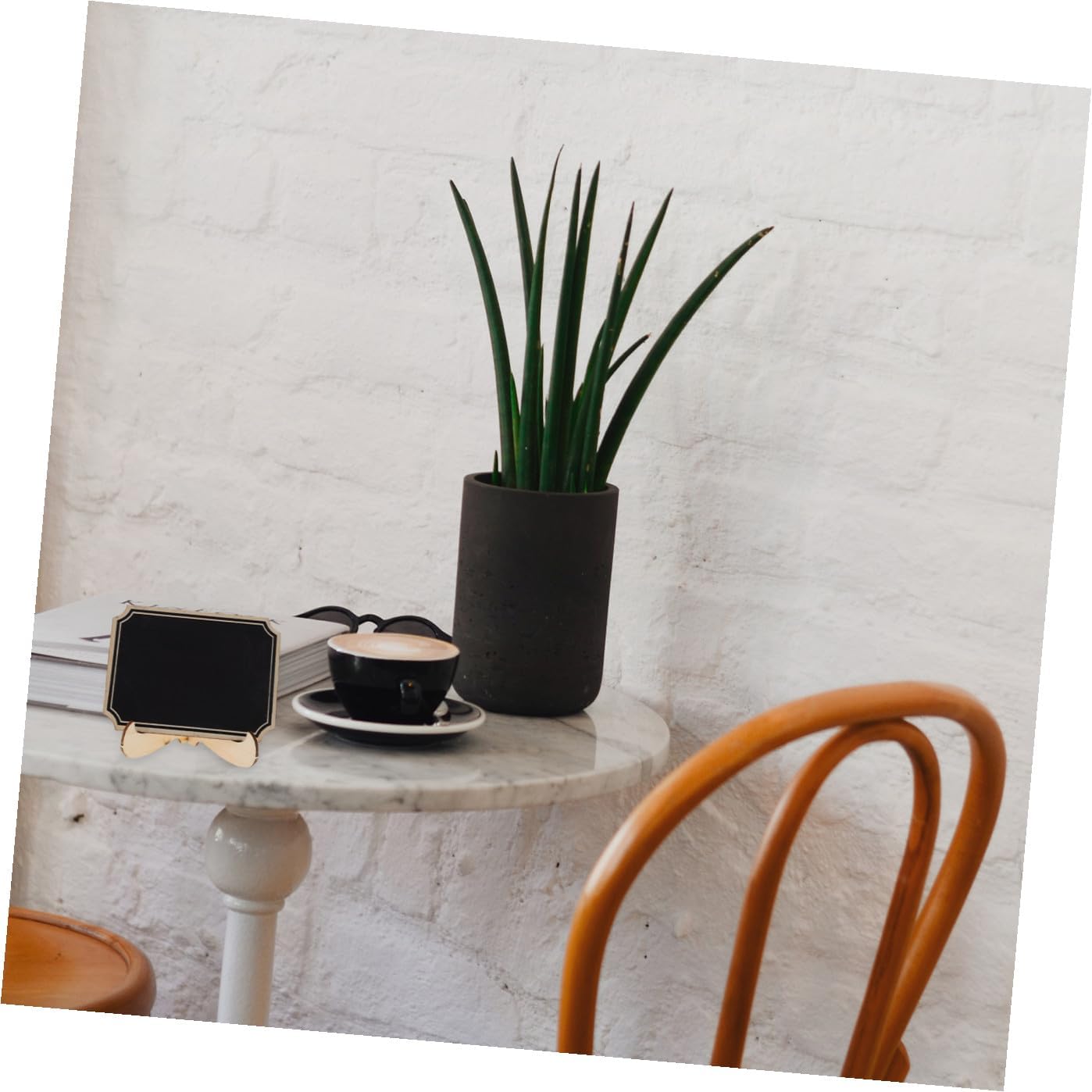 20pcs Mini Small Chalkboard Decorative Coffee Table Message Boards with Rounded Corners Desktop Memo Boards for Restaurant and Home Kitchen Display