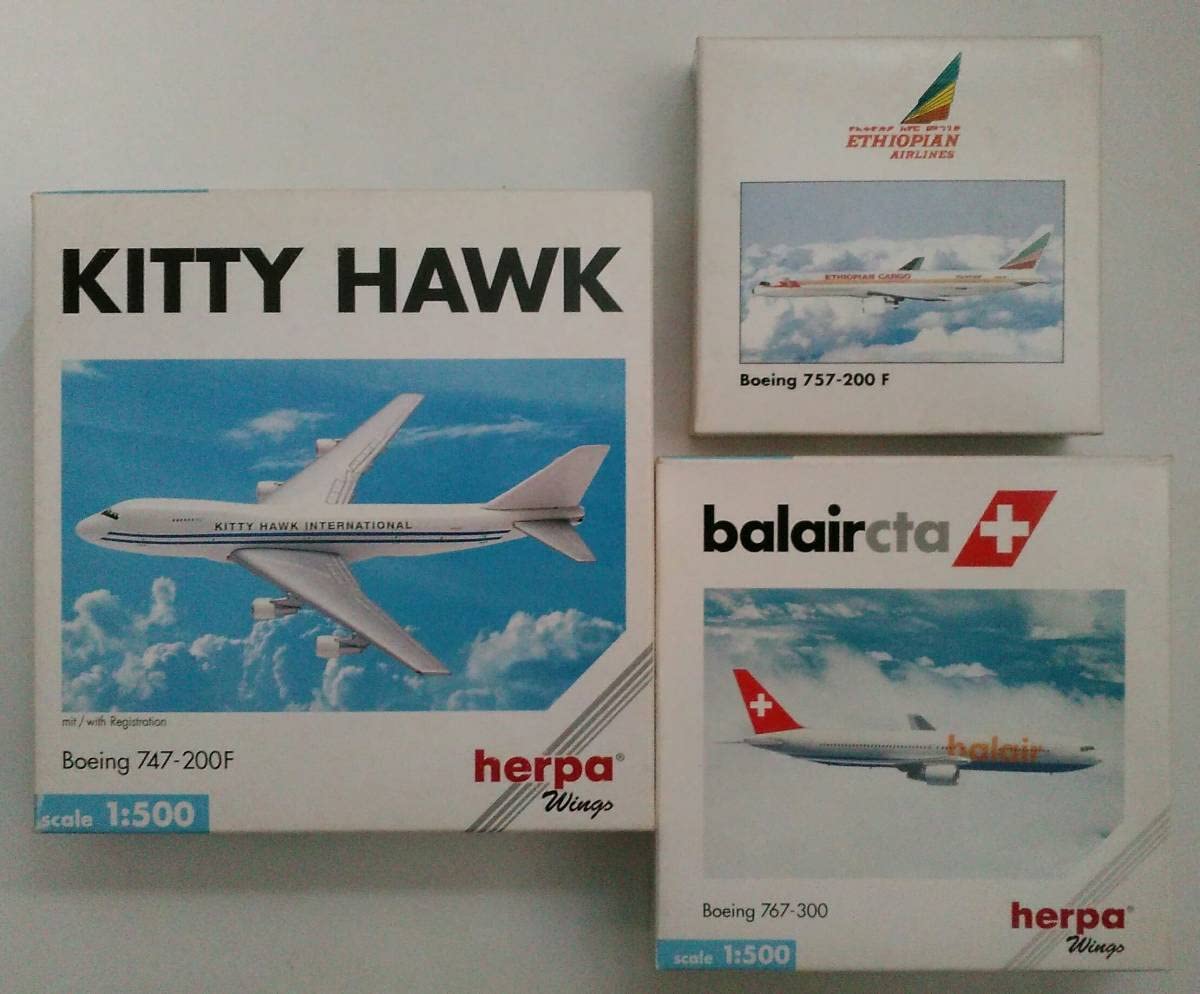 Amazon.co.jp: 1/500 3機種SET ヘルパ ボーイング747-200 ボーイング