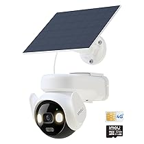 Imou Telecamera Esterno 4G, Wi-Fi con Pannello Solare, F1.0 Visione Notturna a Colori Aurora, AOV Registrazione 24, 7, 5MP 360°, Rilevamento Umano, Veicoli, 10000mAh Batteria, 32GB SD, SIM Card Inclusa