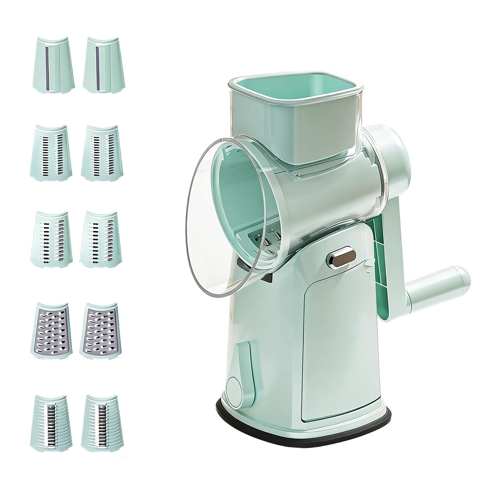 LUCKGONI Manual Operate Vegetable Cutter With 5 Stainless Steeled For Efficient Slicing And Cutting In Narrow Kitchens