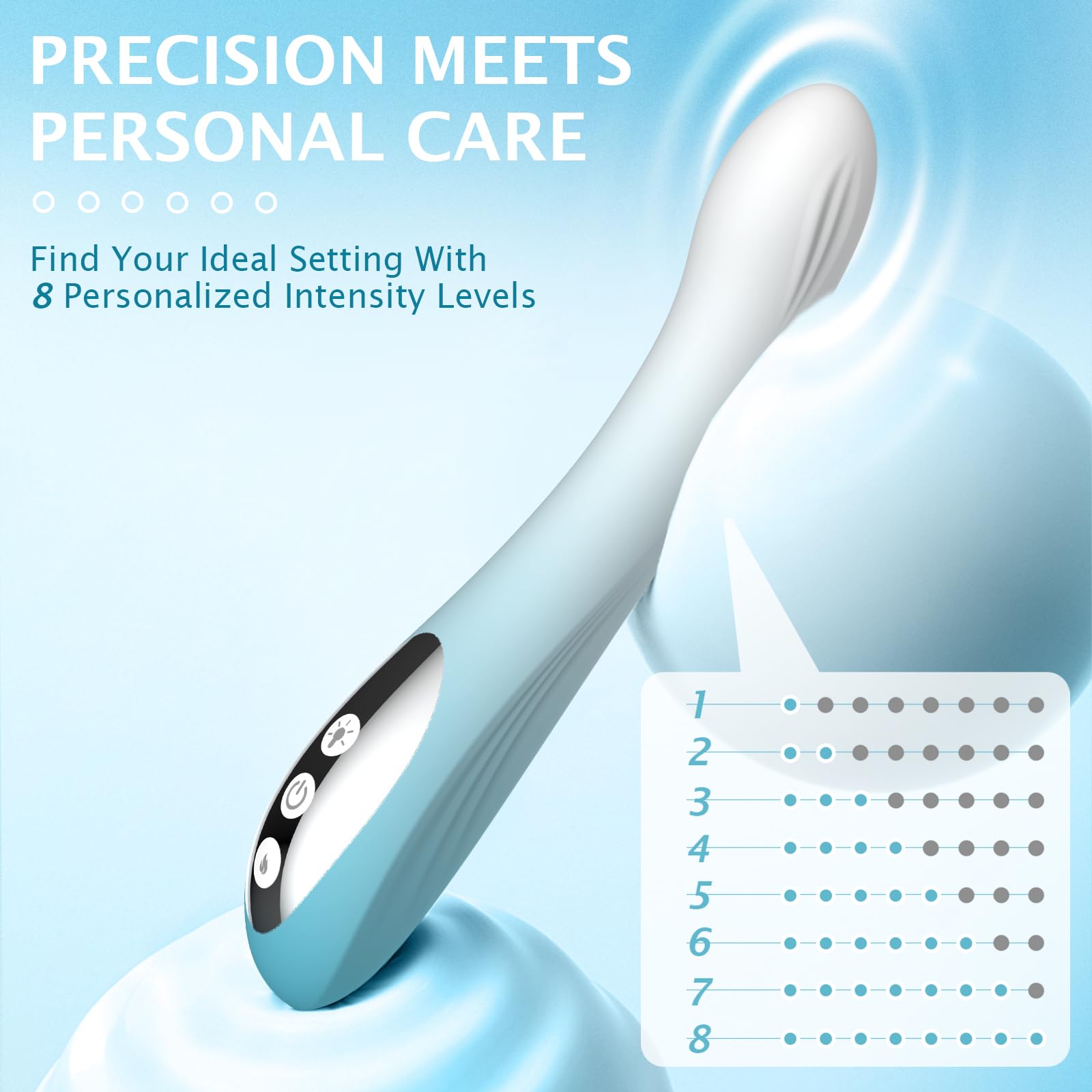 iKeener Rot & Blau Lichttherapie Gerät für Intime Feminine Pflege, 4 IN 1 Wärmetherapie, Vibration & Mikroströme für Feminine Erholung & Stärkung der Beckenbodenmuskulatur