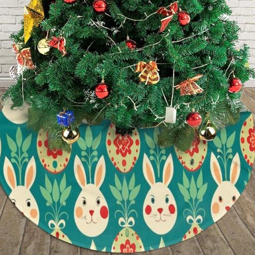 30 Inch White Easter Tree Skirt Red Christmas Decorations Easter