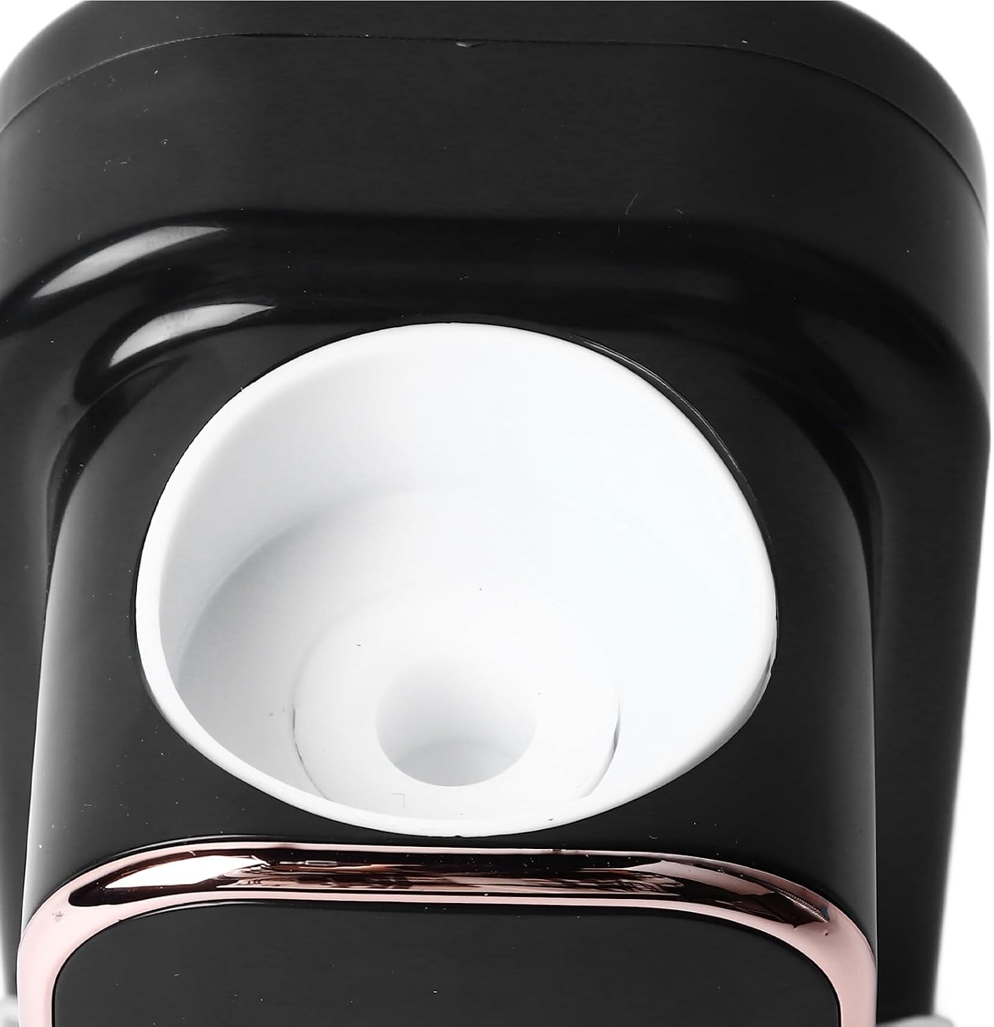 VINGVO Automatic Toothpaste Dispenser, Wall Mounted Hands Free Electric Toothpaste Squeezer, Sensor Dispenser for Kids & Adults, USB Powered Bathroom Organizer (Black)