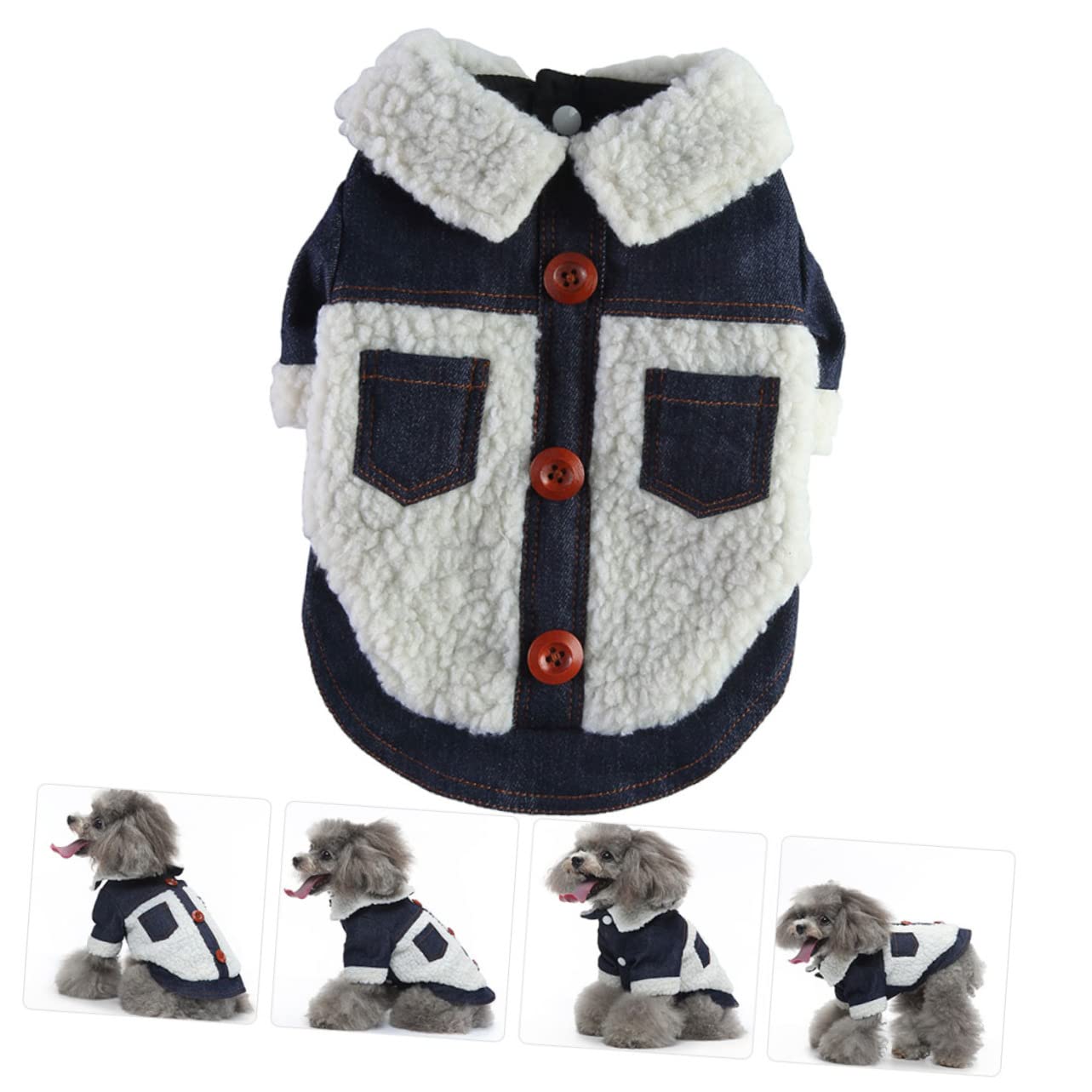 SUPVOX Lot De 5 Manteaux pour Chiens Vêtements pour Animaux De Compagnie Matériau Confortable Respirant Artisanat