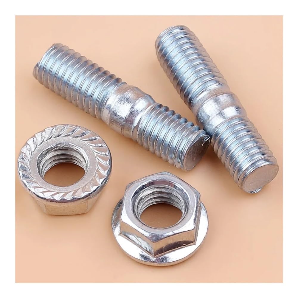 Tuercas de perno silenciador para reparar el motor GX120 de tu cortadora de césped