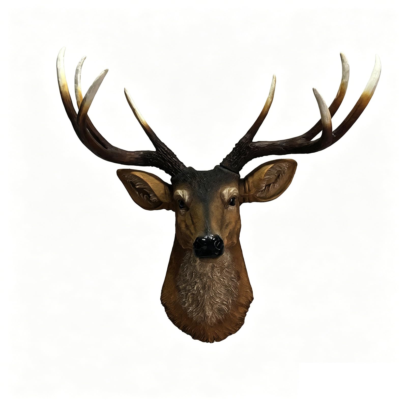 YXCQHZM Deer Head Decor Wall Art - Deer Head Wall Decoration - Wall Hanging Reindeer Stag Head Sculpture Statue