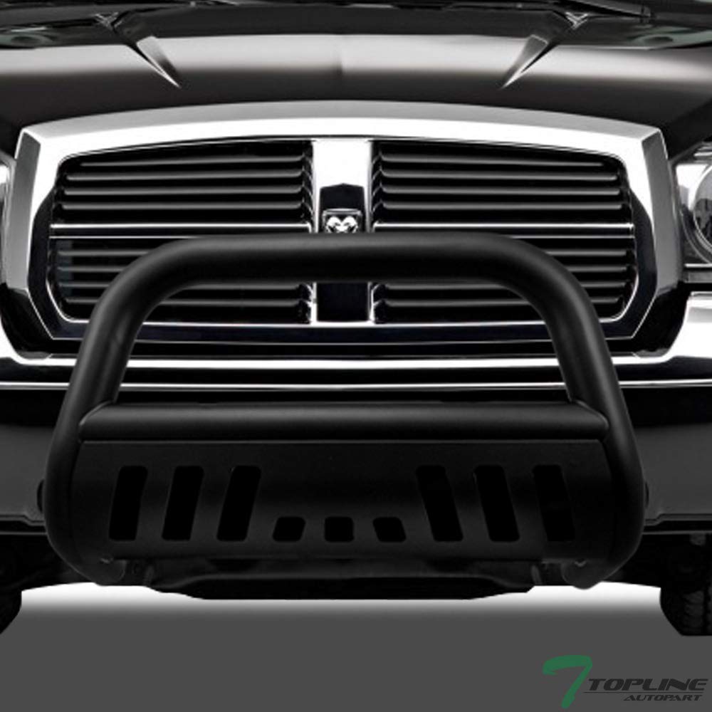 Buy TLAPS Matte Black Bull Bar Brush Push Front Bumper Grill Grille