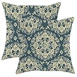 Contient : 2 housses carrées, sans insert ni remplissage.