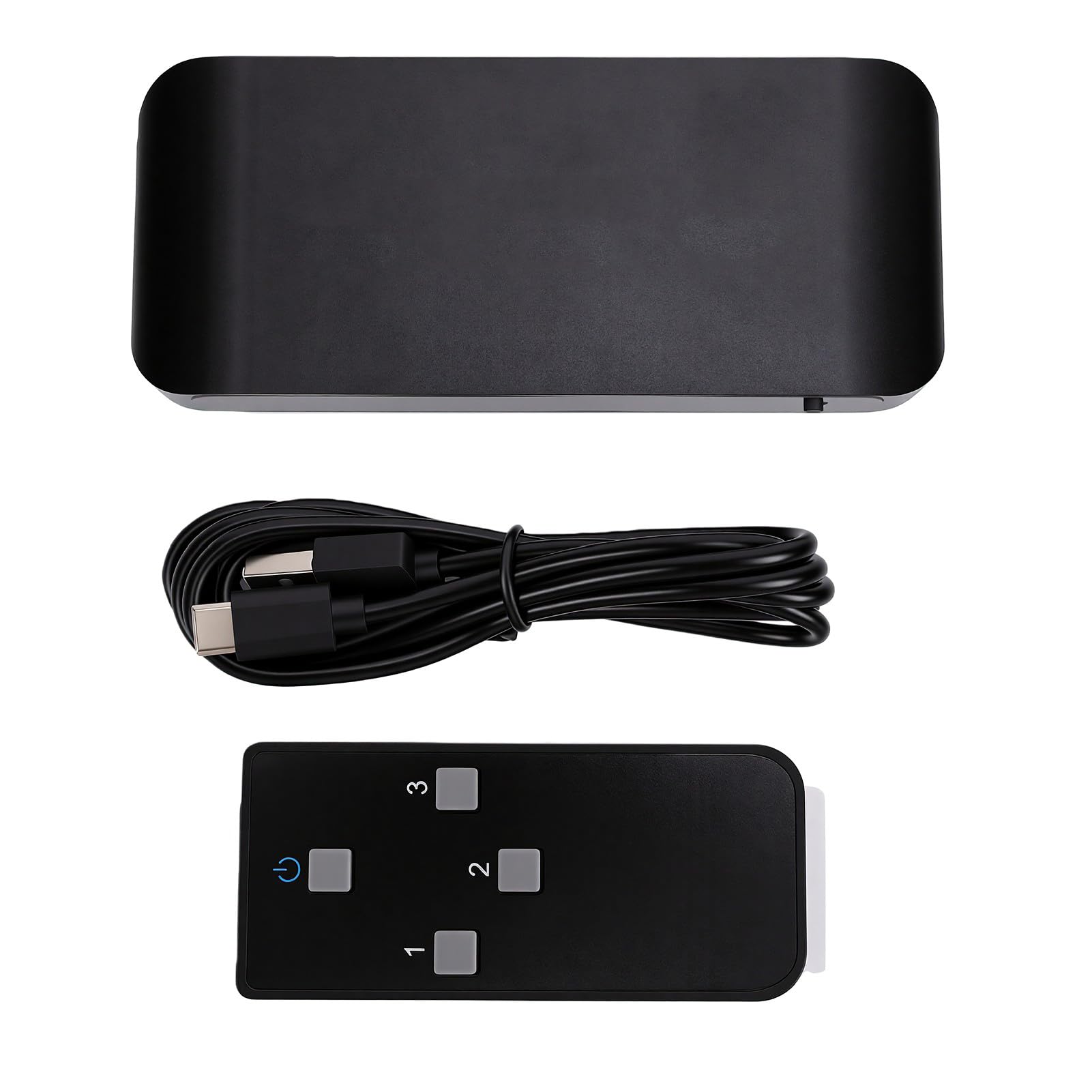 Annadue HDMI 3 in 1 Uscita 8K 60Hz 48Gbps con Telecomando / 3 in 1 Uscita HDMI 2., 8K 60Hz / 4K 120Hz, 48Gbps HDR10 Vision, Telecomando e Controllo IR, Plug and Play
