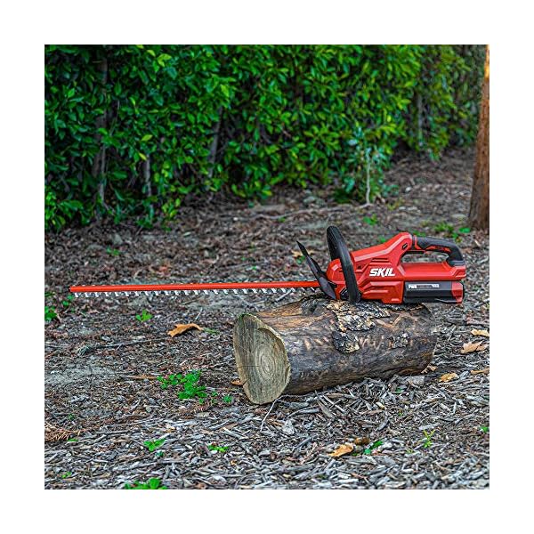 SKIL PWR CORE 40 Brushless 40V 24” Cordless Hedge Trimmer Kit with Dual