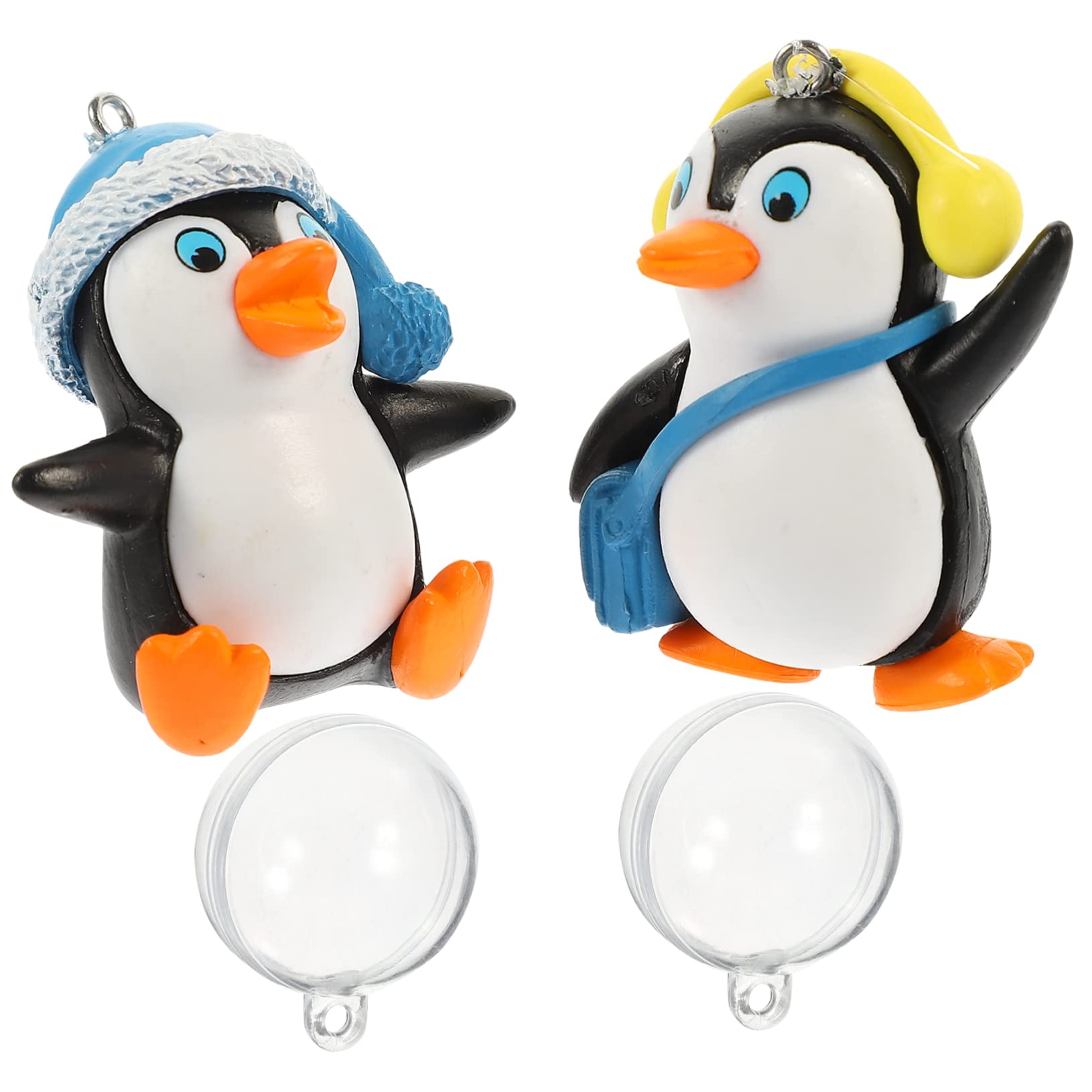 BESPORTBLE 16piezas Adornos Flotantes De Pingüino Adorable para Acuario Decoración Creativa y Natural De Pecera De Diseño Compacto y Duradero