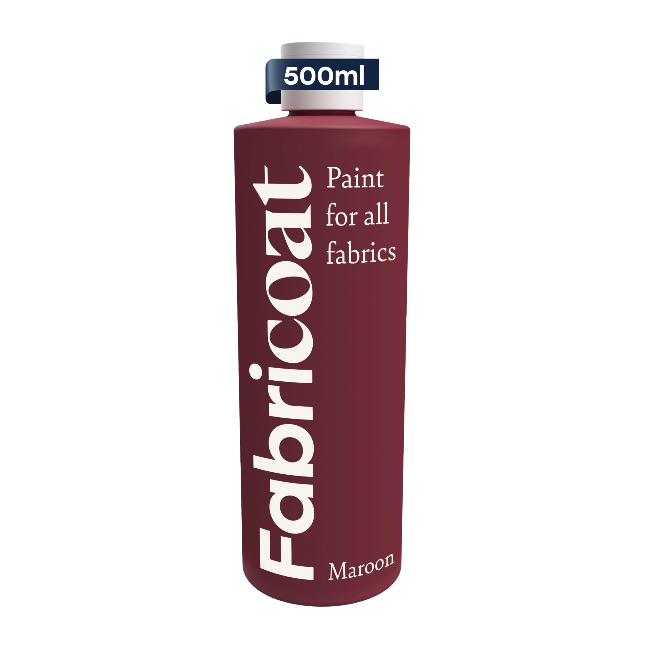 Fabricoat Fabric Paint – Restore or Change the Colour of Any Fabric - Paint Directly Onto Fabric - Transform Anything – Sofas, Lampshades, Car Interiors (500ml, Maroon)