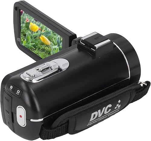 Miniatura 8 de Luqeeg Videocámara digital, videocámara de video 4K Ultra HD, zoom digital de 18X, cámara de vlogging de 48MP con pantalla táctil de 3 pulgadas,