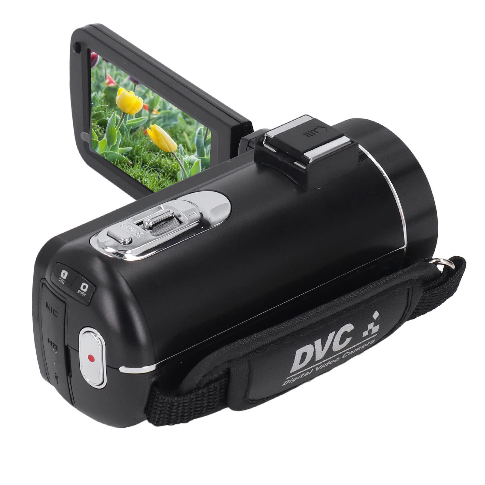 Cámara de Video 4k Ultra HD, Videocución Digital WiFi de 18x Zoom Touch Screen Recording para Micro Película, Viaje Al Aire Libre, Fotografía de Bodas, Control Remoto de